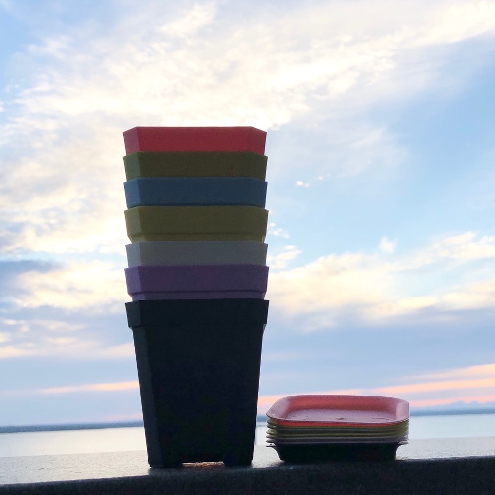 ★NEW★ 7 PACK Mini Planters Succulent Cactus Flower - Picture 8 of 16